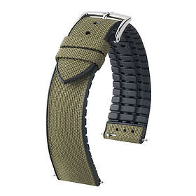 Hirsch Arne 18mm Large Grön/Silver 0925090040-2-18 Grönt klockarmband