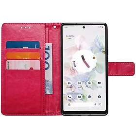 CaseOnline Mobilplånbok 3-kort Google Pixel 7A Rosa
