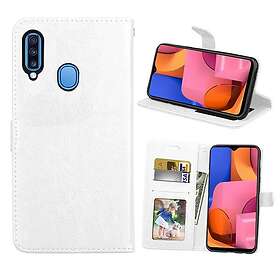 CaseOnline Mobilplånbok 3-kort Samsung Galaxy A20s Vit