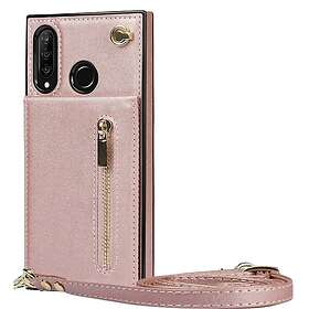 CaseOnline Zipper necklace case Huawei P30 Lite Rosè