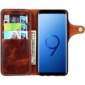 CaseOnline Mobilplånbok 3-kort äkta läder Samsung Galaxy S9 Plus (SM-G965F)