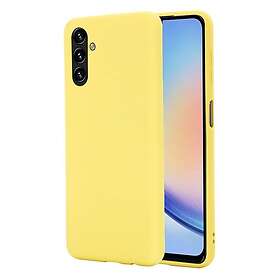 CaseOnline Liquid silikon skal Samsung Galaxy A24 4G Gul
