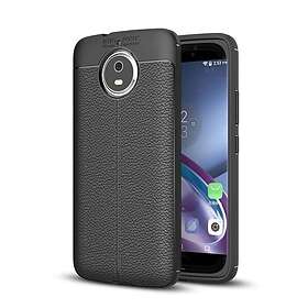 CaseOnline Läder mönstrat TPU skal Motorola Moto G5s (XT1794) Svart