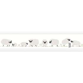 Casadeco Rose & Nino Boarder Grey RONI85579228
