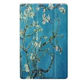 MTK Slim Fit Cover Till Samsung Galaxy Tab A 10,1 2019 Tree with Flowers