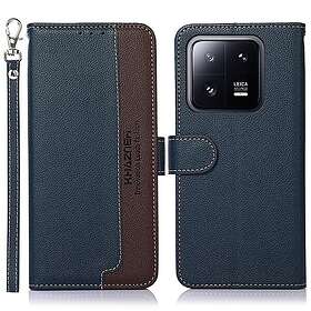 MTK KHAZNEH Plånboksfodral till Xiaomi 13 Blue/Brun
