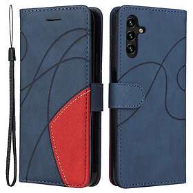 MTK KT Plånboksfodral till Samsung Galaxy A14 5G Blå/Röd