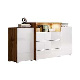 Urbanie Byrå 39x150 cm Hvit/Natur