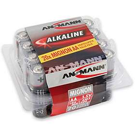 Ansmann Mignon batteri 20 x AA typ Alkalisk