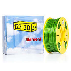 123-3D Filament PETG Transparent Grön 2,85mm 1kg