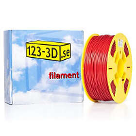 123-3D Filament ABS Pro Röd 2,85mm 1kg