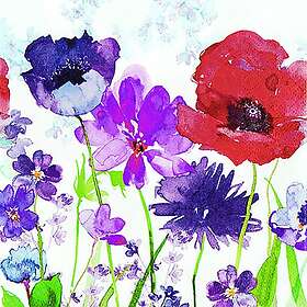 Home Fashion Servietter 33x33cm Meadow Of Flowers