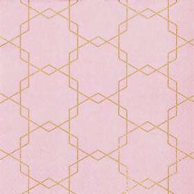 Home Fashion Serviett Art Deco Rose 33x33cm