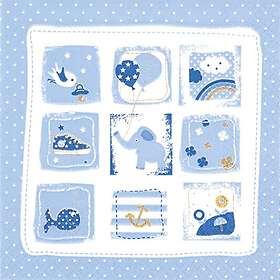 Home Fashion Serviett Den Lille Blå 33x33cm