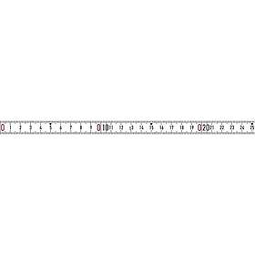 BMI Mätband, Självhäftande, Vitt, 5mx13mm RNL-SK