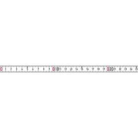 BMI Mätband, Självhäftande, Vitt, 5mx13mm LNR-SK