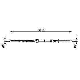 Bosch Vajer, parkeringsbroms 1 987 482 375