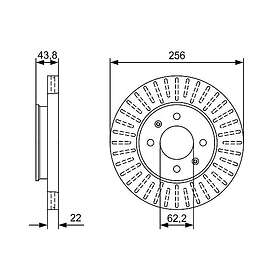 Bosch Bromsskiva 0 986 479 W05