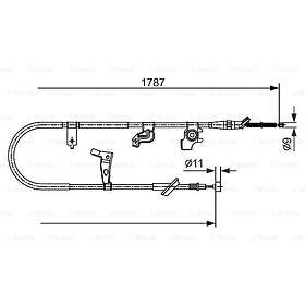 Bosch Vajer, parkeringsbroms 1 987 482 435