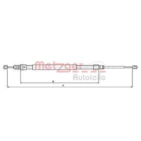 Metzger Vajer, parkeringsbroms 10,6686