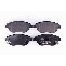 HELLA 8DB 355 020-261 Remblokkenset - niet voorbereid voor slijtage-indicator - T1977 - voor p.e. AUDI/CUPRA/SEAT/SKODA/VOLKSWAGEN
