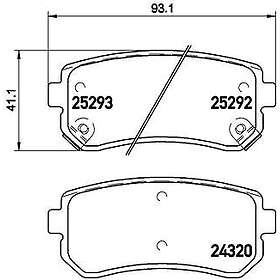 Brembo Bromsbeläggssats, skivbroms P 30 051X