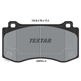 Textar Bromsbeläggssats, skivbroms 2407501
