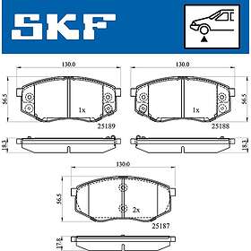 SKF Skivbromsbeläggssats VKBP 80430 A