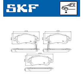 SKF Bromsbeläggssats, skivbroms VKBP 80318 A