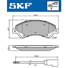 SKF Bromsbeläggssats, skivbroms VKBP 80110 E
