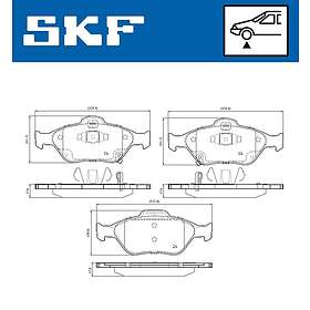 SKF Bromsbeläggssats, skivbroms VKBP 80131 A