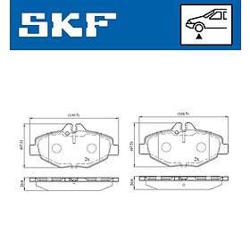SKF Disc Brake Pad Set VKBP 80147 E