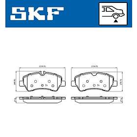 SKF Bromsbeläggssats, skivbroms VKBP 90102