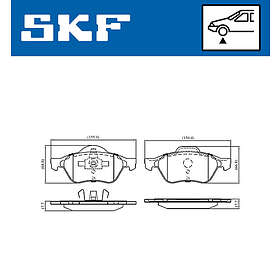 SKF Skivbromsbeläggssats VKBP 80127