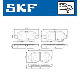 SKF Skivbromsbeläggssats VKBP 90156 A