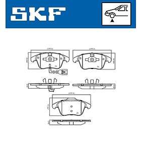 SKF Bromsbeläggssats, skivbroms VKBP 80073 E
