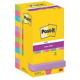 Post-It Notes SS Rainbow76x76mm 12st