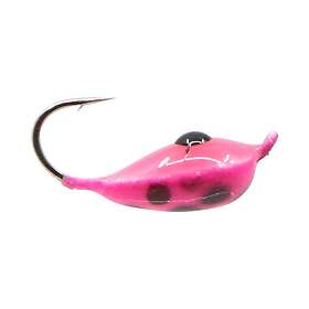 Blue Fox Tear Drop #12 362 Rosa med svarta prickar