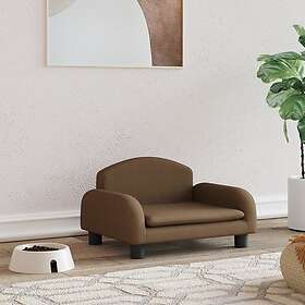 vidaXL Hundbädd brun 50x40x30 cm tyg 171973