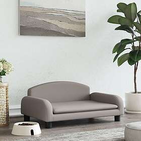 vidaXL Hundbädd taupe 70x45x30 cm tyg 171963