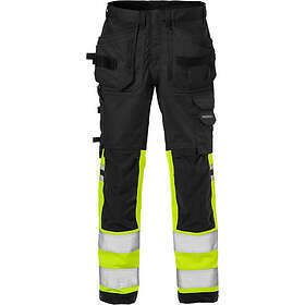Fristads 2614 Plus Hantverkarbyxa Stretch 2614 Klass 1 Gul/Svart C46