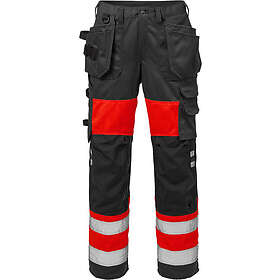 Fristads Byxa Varsel Dam Kl 1 Röd/Svart 52