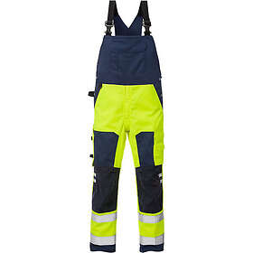 Fristads Hängslebyxa Kl 2 Gul/Marin C150