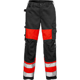 Fristads Byxa Varsel Dam Kl 1 Röd/Svart 46
