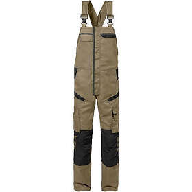 Fristads Hängslebyxa Kaki/Svart C152