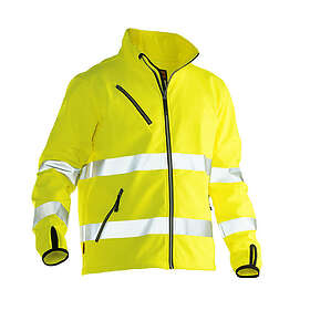 Jobman 1202 Softshell Jacka Varsel Gul 3XL