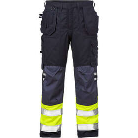 Fristads Hantv.Byxa Flam Kl 1 Gul/Marin D88