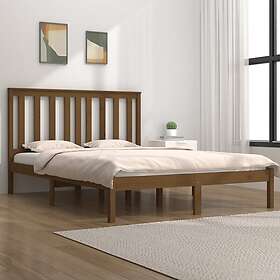 vidaXL cadre de lit honungsbrun massiv furu 140x200 cm 3103846