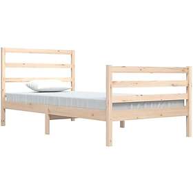 vidaXL Sängynrunko massiv furu 100x200 cm 3104996