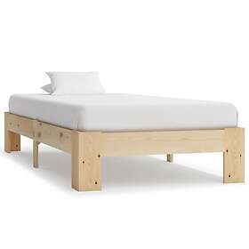 vidaXL Seng Ramme massiv furu 100x200 cm 283281
